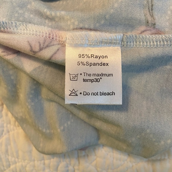 Floral Blue Maxi Dress - Picture 5 of 6